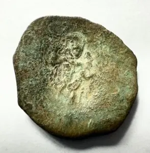 ISAC II ANGELOS ( 1185-1195 ) - MONEDA MEDIEVALA BIZANTINA