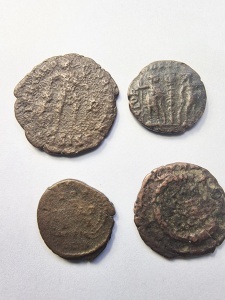 Lot x 4 Monede Romane - Img 2