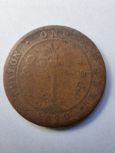 Moneda Coloniala - 1 Cent 1870 - Ceylon - Victoria