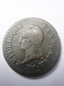 Moneda Franta - Prima Republica Franceza - 1 Centime ( An 5 ) 1796-1797