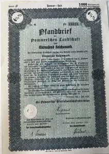 Pfandbrief Germania, 1940 (1000 Reichsmark)