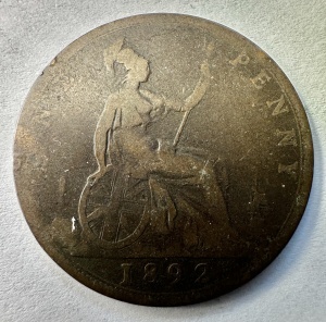 REGATUL UNIT - VICTORIA - ONE PENNY 1892 - Img 2