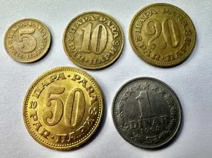 SET MONEDE - YUGOSLAVIA - 1965