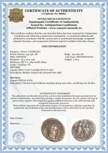 VALERIAN I ( 255-256 AD ) MONEDA ANTICA ROMANA - Img 3