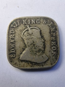 5 cents 1910 - CEYLON / Edward VII - Img 2