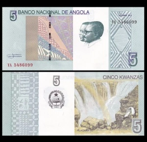 Bancnota - Angola 5 Kwanzas, 2012-2017
