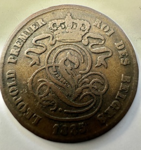 BELGIA - LEOPOLD I - 2 CENTIMES 1835