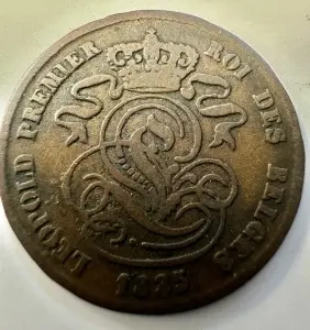 BELGIA - LEOPOLD I - 2 CENTIMES 1835