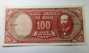 Chile – 100 Pesos (10 Céntimos de Escudo) - Img 1