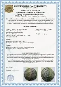 CONSTANTINE II - CAESAR ( 321-324 AD ) - HERACLEA -Moneda Antica Romana - Img 3
