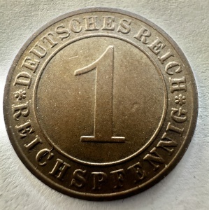 Germania – Deutsches Reich – 1 Reichspfennig 1935