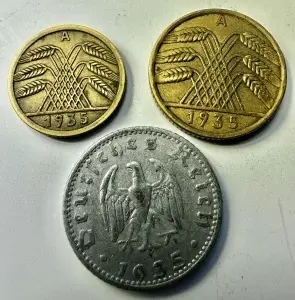 GERMANIA - 5/10/50 Reichspfennig 1935 - Img 2