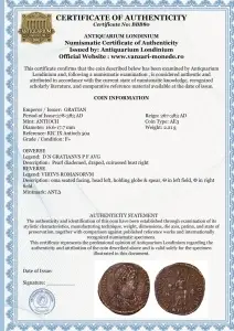 GRATIAN ( 378-383 AD ) - ANTIOCH - Moneda Antica Romana - Img 3