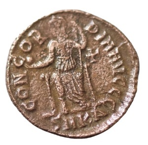 GRATIAN ( 379-383 AD ) MONEDA ANTICA ROMANA - Img 2