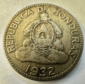 HONDURAS - 10 CENTAVOS 1932 - Img 2