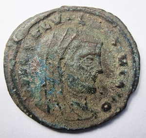 Moneda Antica Romana , GALERIUS , 305-311 AD