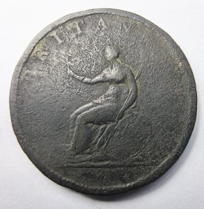 Moneda Regatul Unit - George III - Half Penny 1806 - Img 2