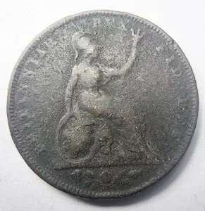 Moneda - Regatul Unit - George IV -Farthing 1828 - Img 2