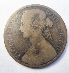 Moneda Regatul Unit - Victoria - 1 Penny 1862