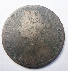 Moneda Regatul Unit - Victoria - 1 Penny 1874
