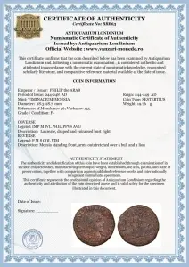 PHILIP the ARAB ( 244-248 AD ) - VIMINACIUM / MOESIA - Moneda Antica Romana - Img 2