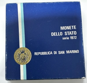 San Marino – 1972 – Set oficial 7 monede (1–100 Lire)