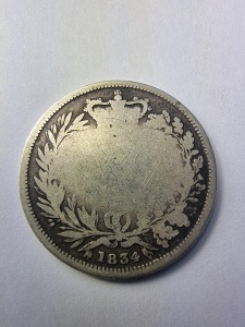 Shilling britanic din argint – 1834 – William IV - Img 2