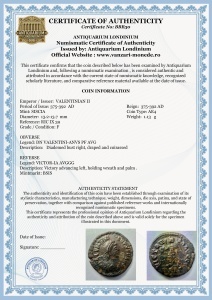 VALENTINIAN II ( 375-392 AD )- Moneda Antica Romana - Img 3