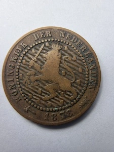 1 Cent 1878 – Regatul Țărilor de Jos – Willem al III-le