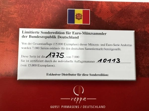 Andorra 2003 – Set numismatic Brilliant , ediție limitată - Img 3