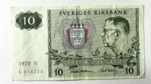 Bancnota Suedia - 10 Kronor ( 1963-1990 )