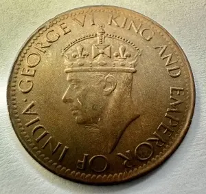 CEYLON BRITANICA - GEORGE VI - 1 CENT1943 - Img 2