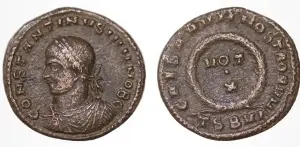 CONSTANTINE II CAESAR ( 320 AD ) - THESSALONICA - Moneda Antica Romana