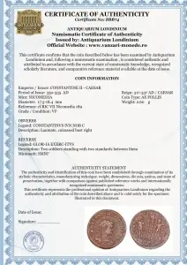 CONSTANTINE II - CAESAR ( 330-335 AD ) - NICOMEDIA - Moneda Antica Romana - Img 2