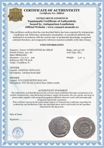 CONSTANTINE THE GREAT ( 324 AD)-Moneda Antica Romana - Img 3