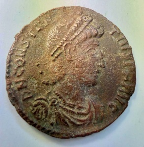 CONSTANTIUS II ( 348-351 AD )- Moneda Antica Romana