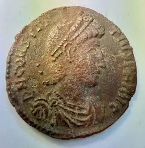 CONSTANTIUS II ( 348-351 AD )- Moneda Antica Romana
