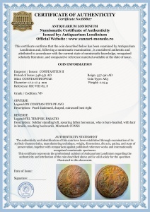 CONSTANTIUS II ( 348-351 AD )- Moneda Antica Romana - Img 3