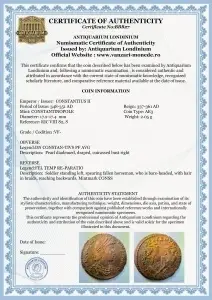 CONSTANTIUS II ( 348-351 AD )- Moneda Antica Romana - Img 3