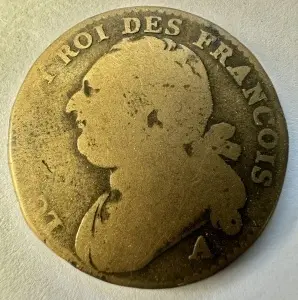 FRANCE - LOUIS XVI - 12 DENIERS 1792