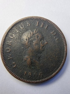 Half Penny 1806 - George III - Regatul Unit - Img 1