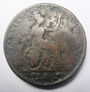 Moneda - Farthing 1826-George IV - Regatul Unit - Img 2