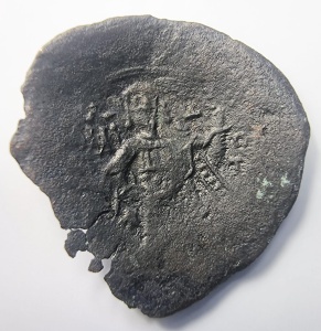 Moneda Medievala Bizantina - ISAC II ANGELOS ( 1185-1195 )