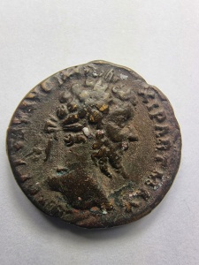 Moneda Romana , SEPTIMIUS SEVERUS , 198-200 - Img 1