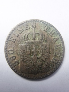 Prusia - Wilhelm IV - 1 Pfennning 1850 - Img 1