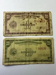 10 & 20 Centavos 1949 - Central Bank of the Philippines