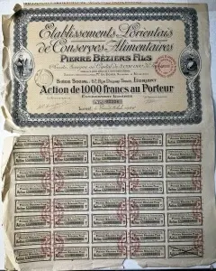 1905- Établissements Lorientais de Conserves Alimentaires – Pierre Béziers Fils - Franta