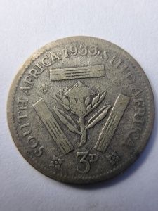 3 Pence – Africa de Sud – 1935 – George V - Img 2