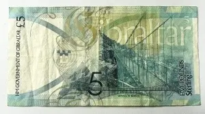 Bancnota Gibraltar - 5 Pounds 2020 - Img 2