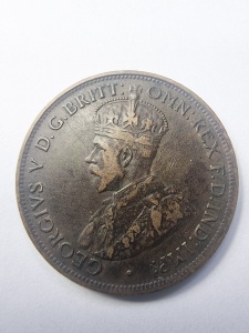 Moneda Australia - George V - 1/2 Penny 1911 - Img 2